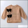 Plover Sweaters Baby Kids Clothing Baby Maternity Bear Bunny Bow Girls Boys Rabbit Sweater Children Long Sle Dho5Y