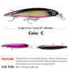 Haute qualité 10 lignes Laser couleur Minnow leurres de pêche basse Crankbait crochets s'attaquer à manivelle appâts Opp sac emballage 13.4g 11 cm / 4.33 "K1625