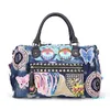 Borse da sera Rock Style Fashion Totes Borse da donna in denim Spalla casual Vintage Demin Blue Top Handle Bolsa Borse da viaggio grandi da sera