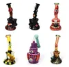 Wholesale Hookah Bongs 3D Evil Monster Face Design Glass Bong Handmade Character Smoke Water Pipe bong