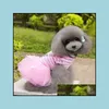 لوازم ملابس الكلاب للحيوانات الأليفة منزل حديقة المملكة المتحدة ملابس صغيرة لطيفة جرو الشريط القوس الدانتيل توتو تنورة WX إسقاط التسليم 2021 H1KJ9