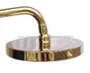 Bathroom Shower Sets Solid Brass Double Handles Mixer Tap Tub Swivel Spout Hand Faucet Gold Polished Kgf375Bathroom