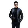 Boys Brown Black Leather Jacket Faux Leather Motorcycle Jacket Men Oversized Male Zip Up Outerwear Vintage Moto Biker Jacket 4xl L220725