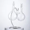 Infinity Waterfall Wasserpfeifen Recycler Glasbongs Stereo Matrix Perc Dab Rig Universelles Schwerkraftwassergefäß mit Schüssel Diffused Downstem Box Package