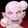 Masque de décoration de fête couvre-visage nouveauté et couvre-chef d'halloween réaliste pour Costume Simulation horreur Cosplay accessoires exceptionnels