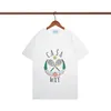 Summer Mens Designer Casablanc T Shirt Casual Man Womens Loose Tees with Letters Print Kort ärmar Top Sell Luxury Men T Shirts Size S-2XL