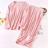 Extra Large Size Women Pajamas Winter Plus Velvet Thick Pajamas For Thick Coral Velvet Loose Home Clothing 6XL pj Sets L220803