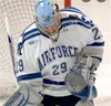 College Hockey Wears NCAA AF Falcons Hockey Jersey 27 Luke Robinson 28 Mitchell Digby 29 Jasper Lester 33 Alex Schilling 37 Will Gavin 41 Austin Park 47 Dalton