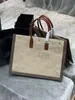 7A Rive Gauche Tote Bag Totes Designer Borsa Donna 509415 Tessuto di lana 48cm 38cm Logo sul bottone Totes Borse Borse 631682