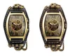 Armbanduhren Antike Skeleton Zifferblatt Männer Automatische Mechanische Uhr Retro Gothic Uhr Steampunk Selbstaufziehende Uhren Braun Bronze Reloj Hombr