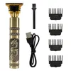 Tondeuse à cheveux de coiffeur professionnelle, Machine de découpe de finition électrique Rechargeable, rasoir sans fil avec cordon 2206231245974