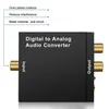 DIGITAL TO ANALOG AUDIO CONVERTER DAC SPDIF TO L / R RCA TOSLINK Optical 3.5mm Jack Adapter för PS3 HD DVD PS4 AMP Apple TV Hemmabio