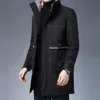 Hombres de parkas para hombres down hombres largos parka grueso pesado grueso tibio tibio abrigos ropa para hombres top calla de invierno moda casual