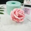 Bloom Rose Fleur forme 3D Silicone Moule Savon Faire DIY Gâteau De Mariage Cupcake Gelée De Bonbons Décoration Artisanat Outils De Cuisson 220601