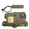 LA-5 PEQ15 Red Dot IR Lazer Sight Taktik AEG GBB LA5C PEQ 210 lümen Avcılık Armas Beyaz İzci Işığı NOStrobe Cameras248J