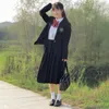 Roupas Defina o Japão Korea DK JK Uniformes Black Blazer High School Menina Menina Estudante Male de Sleevado Mresculino Estudantes Jacotas