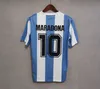 Retro 1986 voetbalshirts Maradona CANIGGIA 1978 1996 voetbalshirt Batistuta 1998 RIQUELME 2006 1994 ORTEGA CRESPO 2014 2010 Argentinië simeone ZANETTI 2000 01