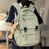 Waterproof Nylon Women Backpack Korean Japanese Fashion Female Students Schoolbag Multilayer Simple Sense Travel bag 220513