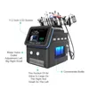 Oxygen Jet 10 in1 Hydra Dermabrasion Facial Machine Hydro Ultrasonic Skin Scrubber Microdermabrasion Oxygen Face Spray oxygens Machines with Warm Cold Hammer