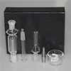 Shisha Nectar Bong 10 mm Rauchpfeifen Glassammler mit Edelstahl-Nagel-Quarz-Spitze