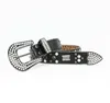 HBP حجم كبير أحزمة أحزمة أحزمة Western Cowbirl Cowboy bling Weistband Crystal Cynsal Belted Leather Belt