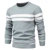 Maglioni da uomo Pullover autunnale Maglione da uomo Oneck Patchwork manica lunga Wa 220823