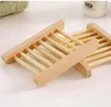 60pcs Plat de savon en bois naturel Posteur de savon en bois Storage de rangement de rangement Plaque de rond de plaque pour baignoire Salle de bain Salle de bain ST342