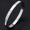 Bangle de casca Mulheres Chave de fenda de aço inoxidável Casal Bracelete de ouro Homens de jóias de moda do dia dos namorados para acessórios de namorada por atacado