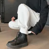 Мужские брюки черные/белые грузовые мужчины модные ремни карман карманная обычная уличная одежда в бедных брюках Straight Mens Mens M-5xlmen Naom22