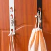 Hooks & Rails Punch-free Multi-function Metal Wall Hanger Living Organizer Room Over Hat Door Hook Home The Rack W3b1Hooks