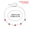 Chokers Creative Handmade Bead Cherry Choker Necklace For Women Trendy Bohemian Vintage Beaded Fruit Party Gift Jewelry Sidn22