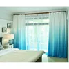 Tenda estiva arcobaleno in tinta unita per soggiorno, camera da letto, finestra, pannelli moderni in voile velato, 5 colori stampati, drappo in 100 poliestere W220421