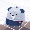 Topi Musim Panas Bayi Dapat Disesuaikan Lakilaki Perempuan Beruang Kartun Lucu Bisbol Anak Katun Lembut Matahari Balita 220611
