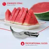 304 Edelstahl Werkzeuge Stahl Wassermelone Artefakt Schneiden Messer Messer Corer Obst Und Gemüse Werkzeug küche Zubehör Gadgets FY5335