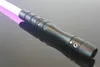 실버 시리즈 RGB Lightsaber Multi-Color Premium Aluminum Alloy Reyphargeable Lightsaber 성인과 어린이를위한 사운드 조명