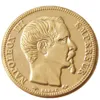 فرنسا 20 فرنسا 1860A / ب الذهب مطلي نسخة الزخرفية عملة معدنية يموت تصنيع سعر المصنع