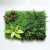 Fleurs d￩coratives couronnes 40x60cm d'herbe verte plantes de gazon artificiel Ornement des pelouses en plastique de peluche