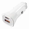 38W USBタイプCクイックQC3.0 PD 20WデュアルポートFast Car Charger for iPhone 12 Pro Xiaomi Huawei Samsung PD 313 313