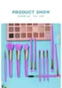 NXY Makyaj Fırçalar Xinyan Mavi Set Eyeliner Kirpik Katı Göz Farı Kozmetik Karışım Güzellik Aracı Kiti Maquiagem 0406