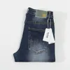 Jeans da uomo classici dritti elasticizzati diretti primavera e autunno tasche moda casual streetwear pantaloni lunghi da uomo in denim di alta qualità CX220401