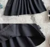 Elbiseler Kızlar Kısa Kollu Yaz Çocuk Hollow Bel Elbise Lady Stil Çocuklar Siyah Giyim