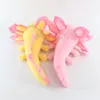 2022New bonito dos desenhos animados salamandra boneca Axolotl brinquedo de pelúcia mexicano hexagonal dinossauro boneca fantoche UPS ou DHL7150757