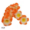 Dekoratif Çiçek Çelenkleri 30pcs 5-9cm Yapay Plumeria Hawaii Pe Köpük Frangipani Çiçek Diy Çelenk Headdress Düğün Partisi Dekoratio