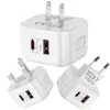 Dual Ports Type C PD USB-C Laddare 20W Wall Chargers Snabb laddning AC Home Travel Power Adapters för iPhone 12 13 14 Samsung S20 S21 Obs 20 HTC Android Phone PC