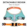 Dog Collars & Leashes Pet Traction Rope Harness Breathable Accessories Saddle Type Custom Tags Chest Strap Agility Training Equipment Suede