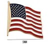 100pcs/lot esmalte USA American Bandle Broches Broche Broche Brooch Pin para patriotismo