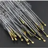 Outils de dabber de cire rétractable télescopique métal fumer argent dab outil bâton cuillère oreille pick oreille pick nettoyant pour herbe sèche titane clou Portable Remover Curette Clean