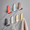 5 Color Robe Hook Wall Hook Towel For Bathroom Coat Hooks Rustproof Hanger Clothes Hangers Kitchen Hardware Bedroom 20220826 E3