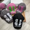 Wysokiej jakości czapka uliczna moda duże litery czapka bejsbolówka mężczyzna kobiet projektant czapki sportowe 4 kolory Casquette regulowane dopasowane czapki