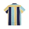 2022 Fashion Summer Designer Mens Business Shirts Short Sleeve Tops Loose Shirts Size M-XXXL 25